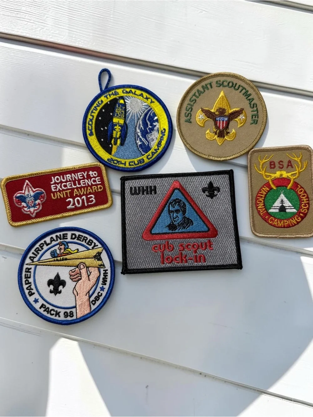 BSA Boy Scout Patch Lot 15+ pc Dan Beard Council Cub Scout Camping Patches